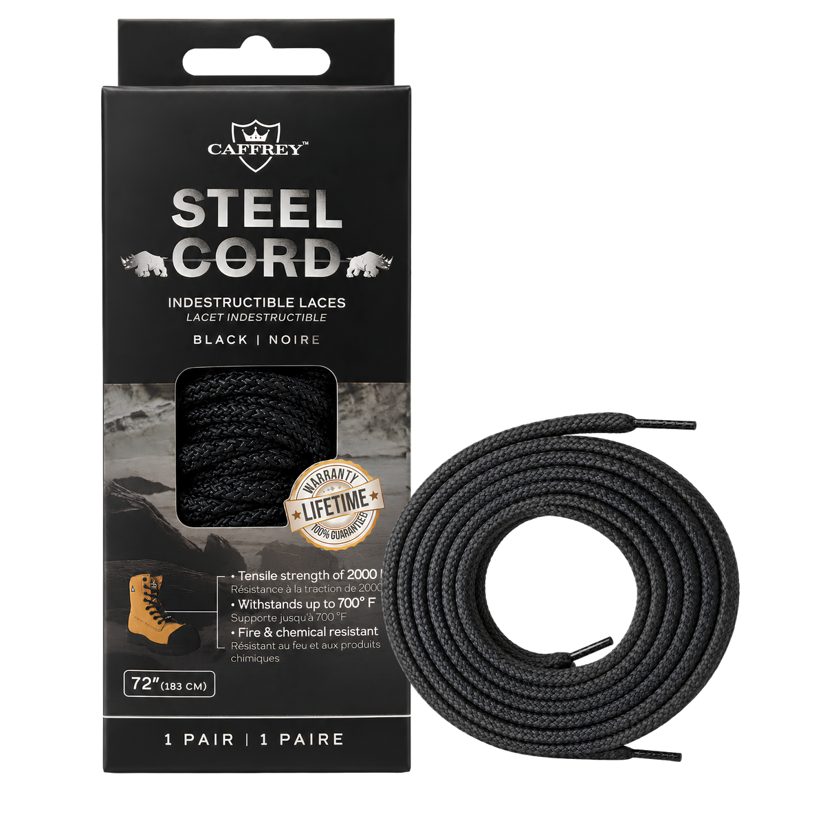 Steelcord Indestructible Boot Laces
