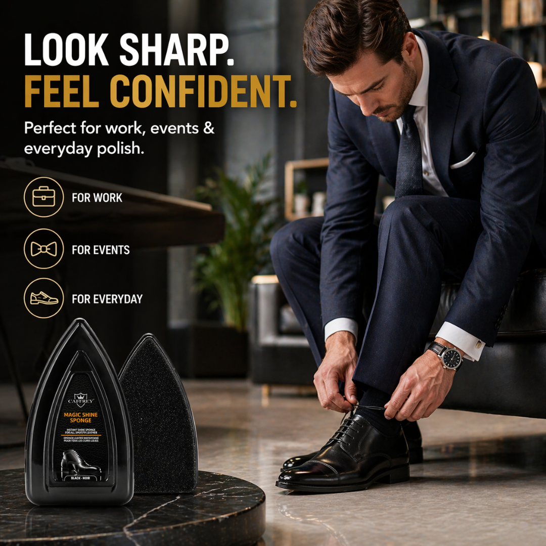 CAFFREY Magic Shoe Shine Sponge
