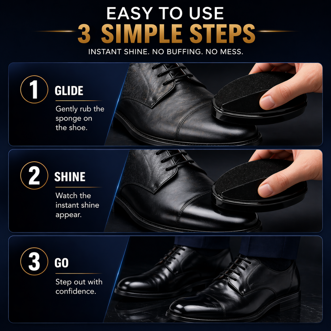CAFFREY Magic Shoe Shine Sponge