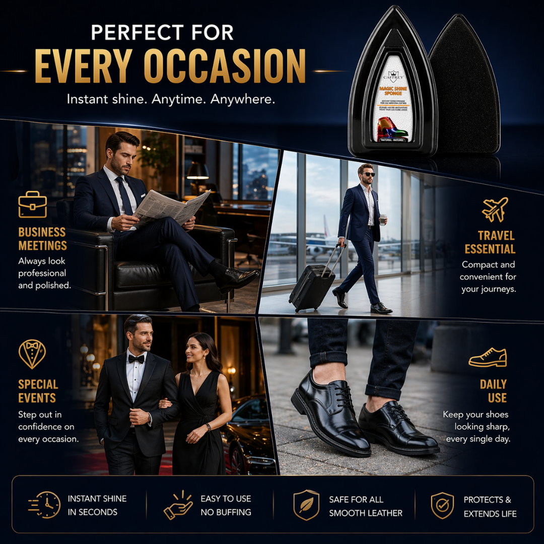 CAFFREY Magic Shoe Shine Sponge