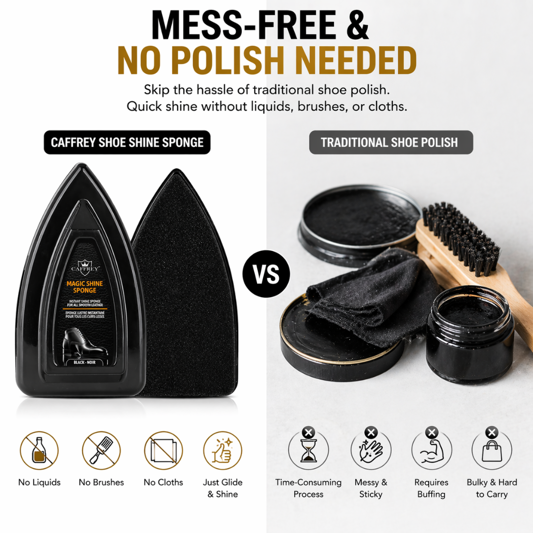 CAFFREY Magic Shoe Shine Sponge