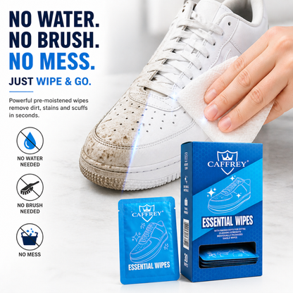 Caffrey Essential Wipes — Sneaker Cleaning Wipes, 30 Pack